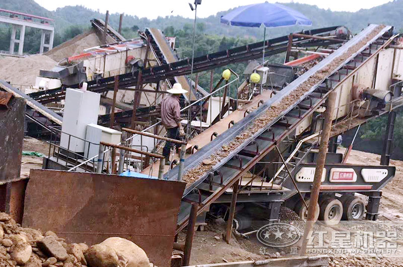 移動設(shè)備打出的石子粒型均勻